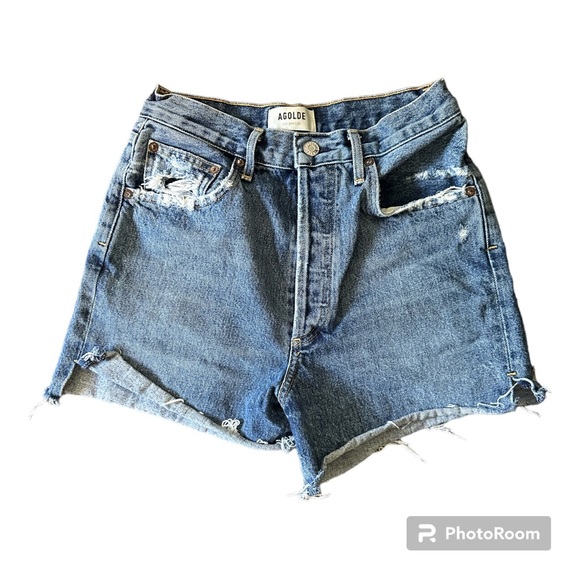 Agolde Dee Shorts - Picture 1 of 8